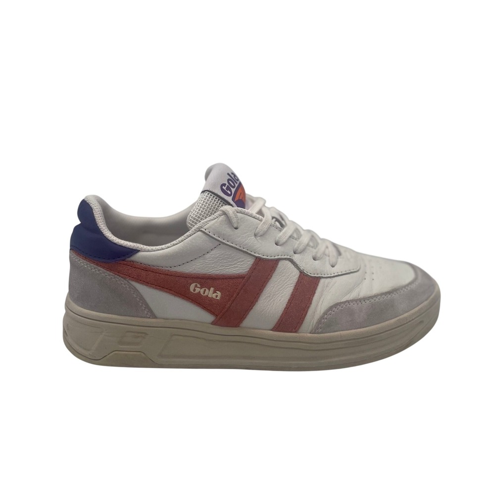 Gola Women's White Sneakers with Red and Blue Accents - Picture 2 of 10